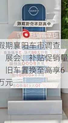 
假期襄阳车市调查：展会、补贴促销量，旧车置换至高享6万元