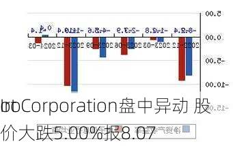 Iro
ot Corporation盘中异动 股价大跌5.00%报8.07
