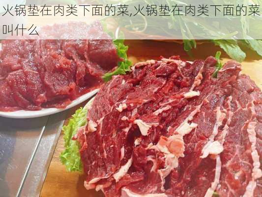 火锅垫在肉类下面的菜,火锅垫在肉类下面的菜叫什么