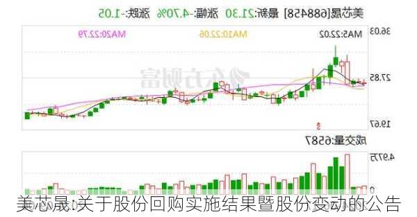 美芯晟:关于股份回购实施结果暨股份变动的公告