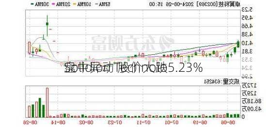 Solidion Technolo
盘中异动 股价大跌5.23%