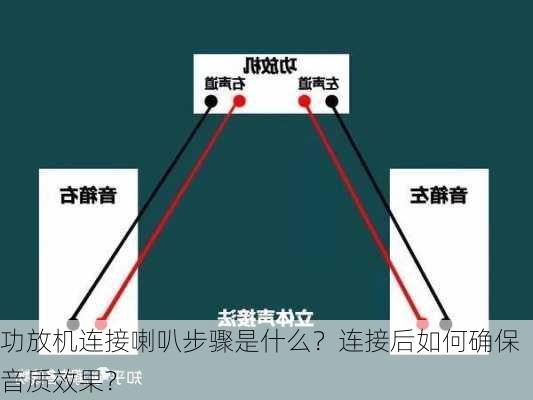 功放机连接喇叭步骤是什么？连接后如何确保音质效果？