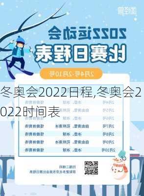 冬奥会2022日程,冬奥会2022时间表