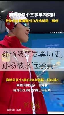 孙杨被禁赛黑历史,孙杨被永远禁赛