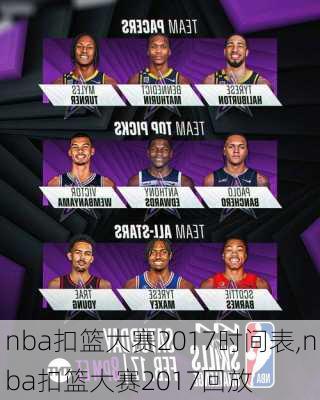 nba扣篮大赛2017时间表,nba扣篮大赛2017回放