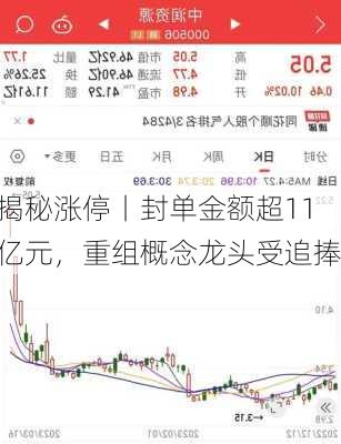 揭秘涨停丨封单金额超11亿元，重组概念龙头受追捧