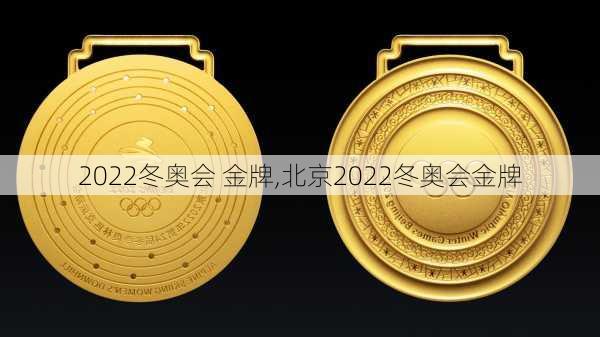 2022冬奥会 金牌,北京2022冬奥会金牌