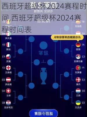 西班牙超级杯2024赛程时间,西班牙超级杯2024赛程时间表