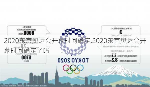 2020东京奥运会开幕时间确定,2020东京奥运会开幕时间确定了吗